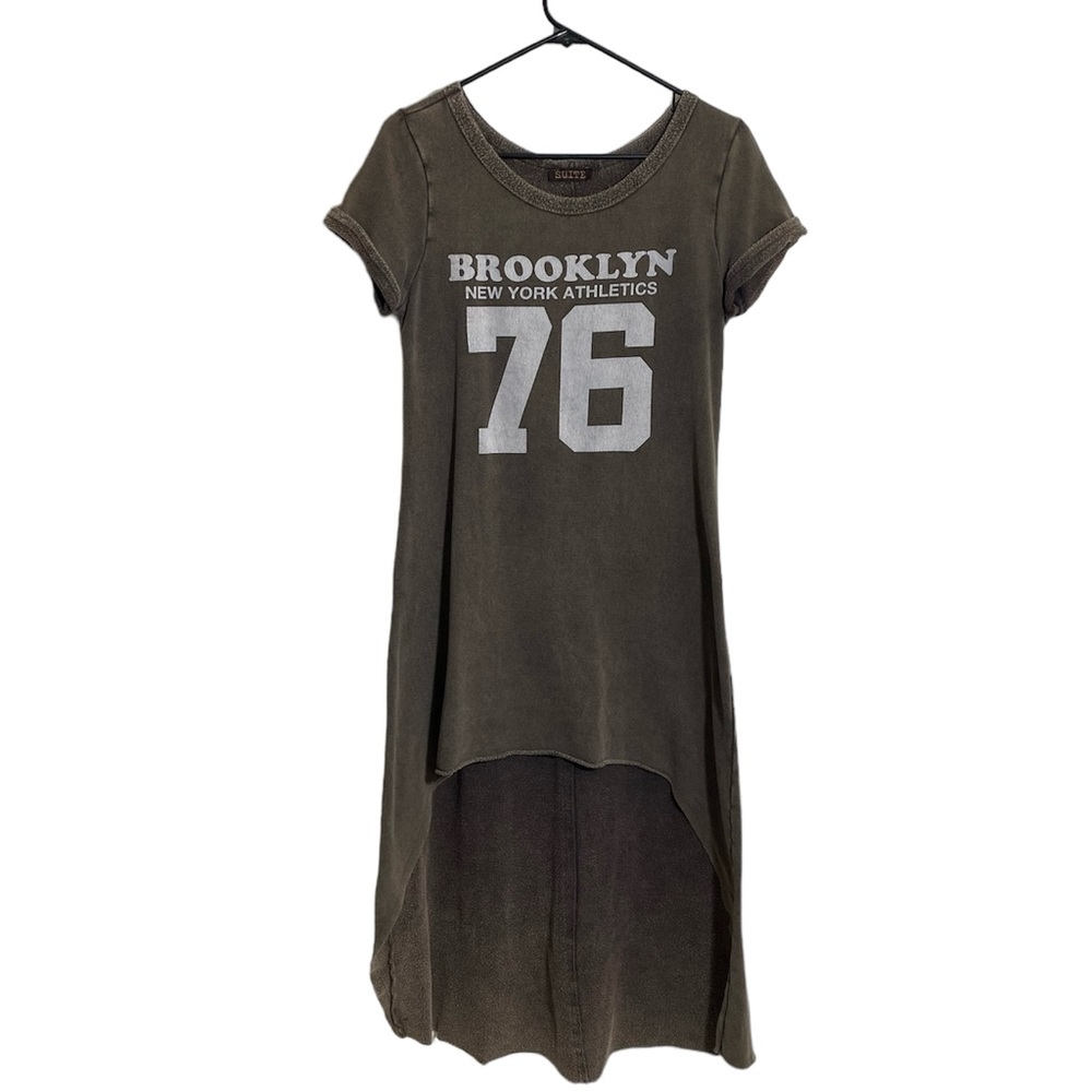Suite high-low brown dress size M
